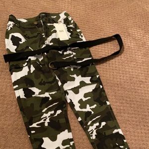 high waisted camo pants
